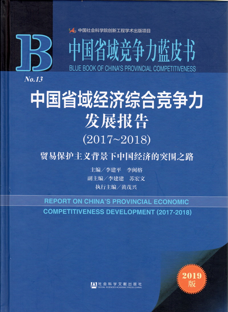 大鸡巴内射骚B中国省域经济综合竞争力发展报告（2017-2018）